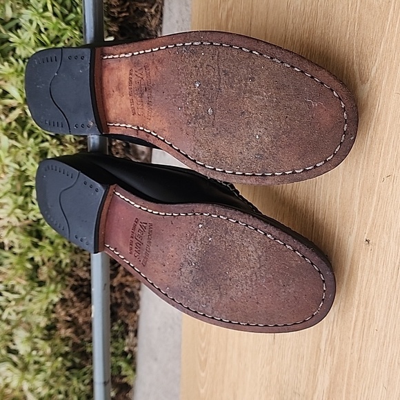 G.H. Bass & Co.Weejuns Black and White Mules Size 7 - Picture 7 of 11